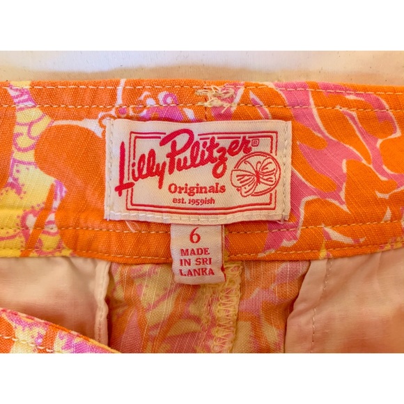 Vintage Lilly Pulitzer Shorts - Rare white tag! - Picture 3 of 4